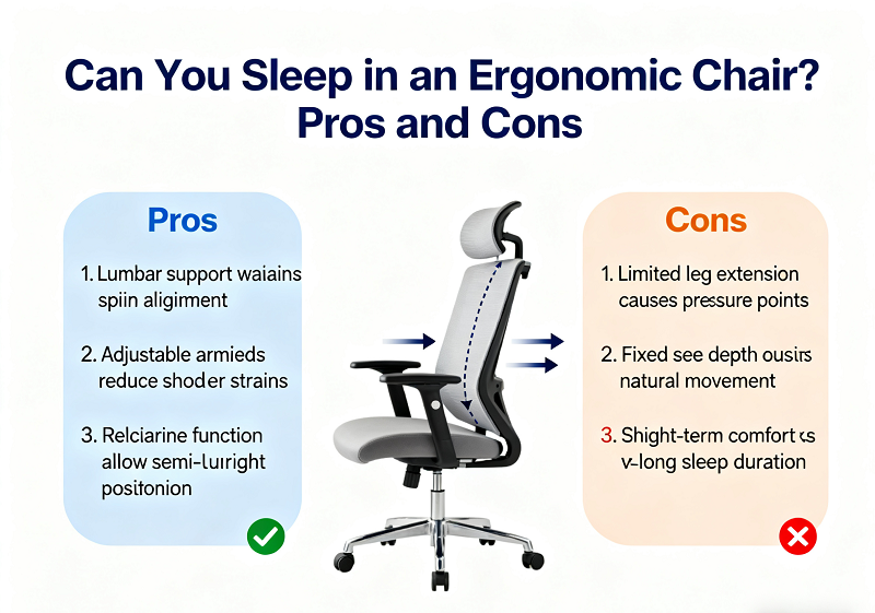 Can You Sleep in an Ergonomic Chair? Pros and Cons