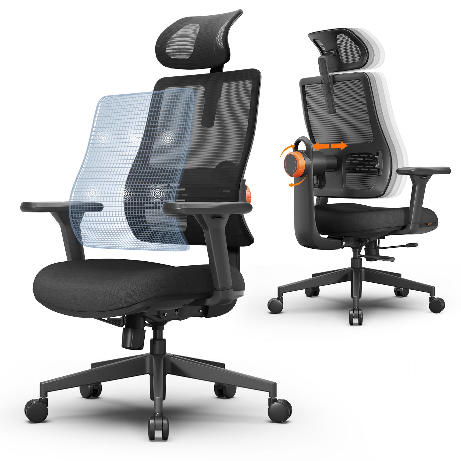 Newtral Magic H003 Ergonomic Office Chair with Auto-following Lumbar Support