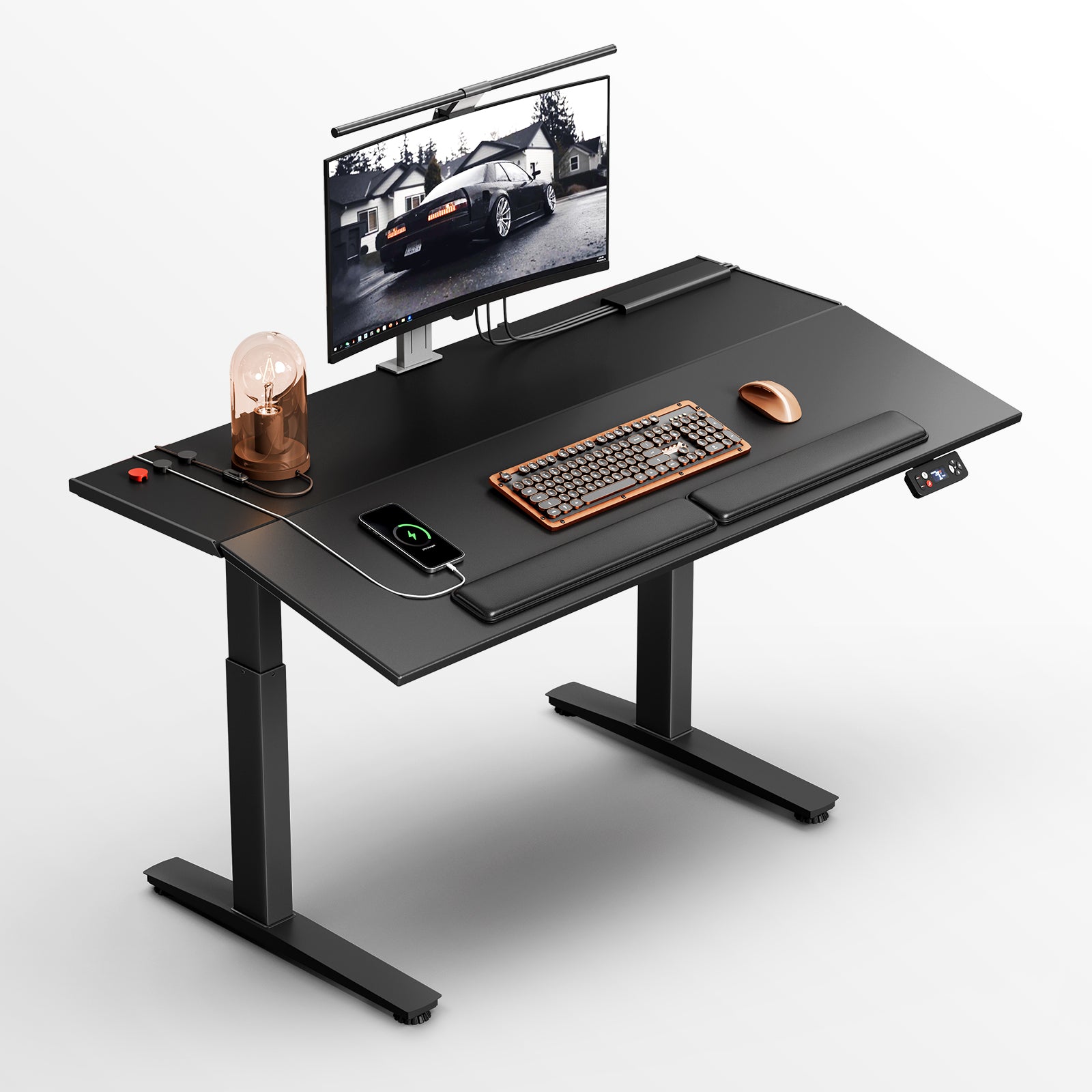 Newtral-Smart Electric Tilt Standing Desk – Height Adjustable Ergonomic Sit-Stand WorkstationShipping starts around March 8, 2026.