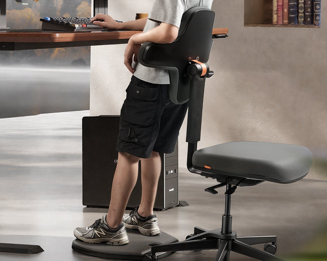 Standing-Mate — The First Ergonomic Standing Desk Chair