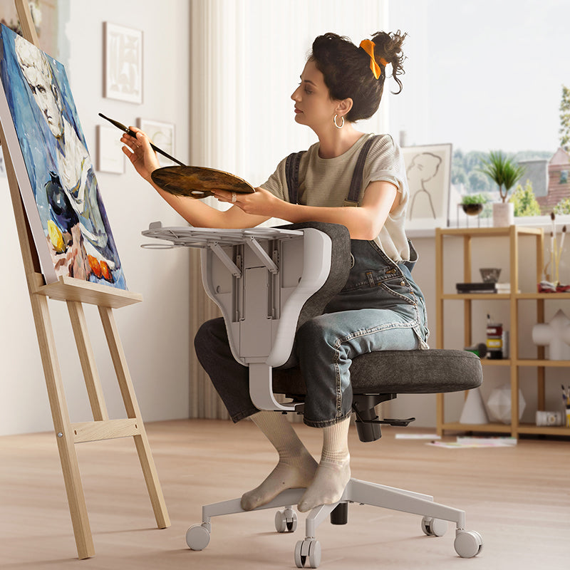 Newtral Freedom-X Pro Cross Legged Chair (Without Armrest) Dark Grey