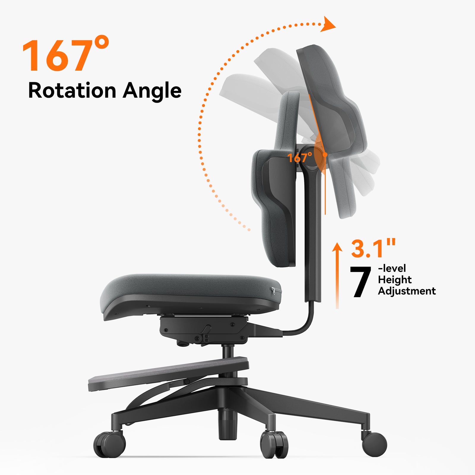 Newtral Standing-Mate Ergonomic Standing Desk Chair Shipping starts around March 8, 2026