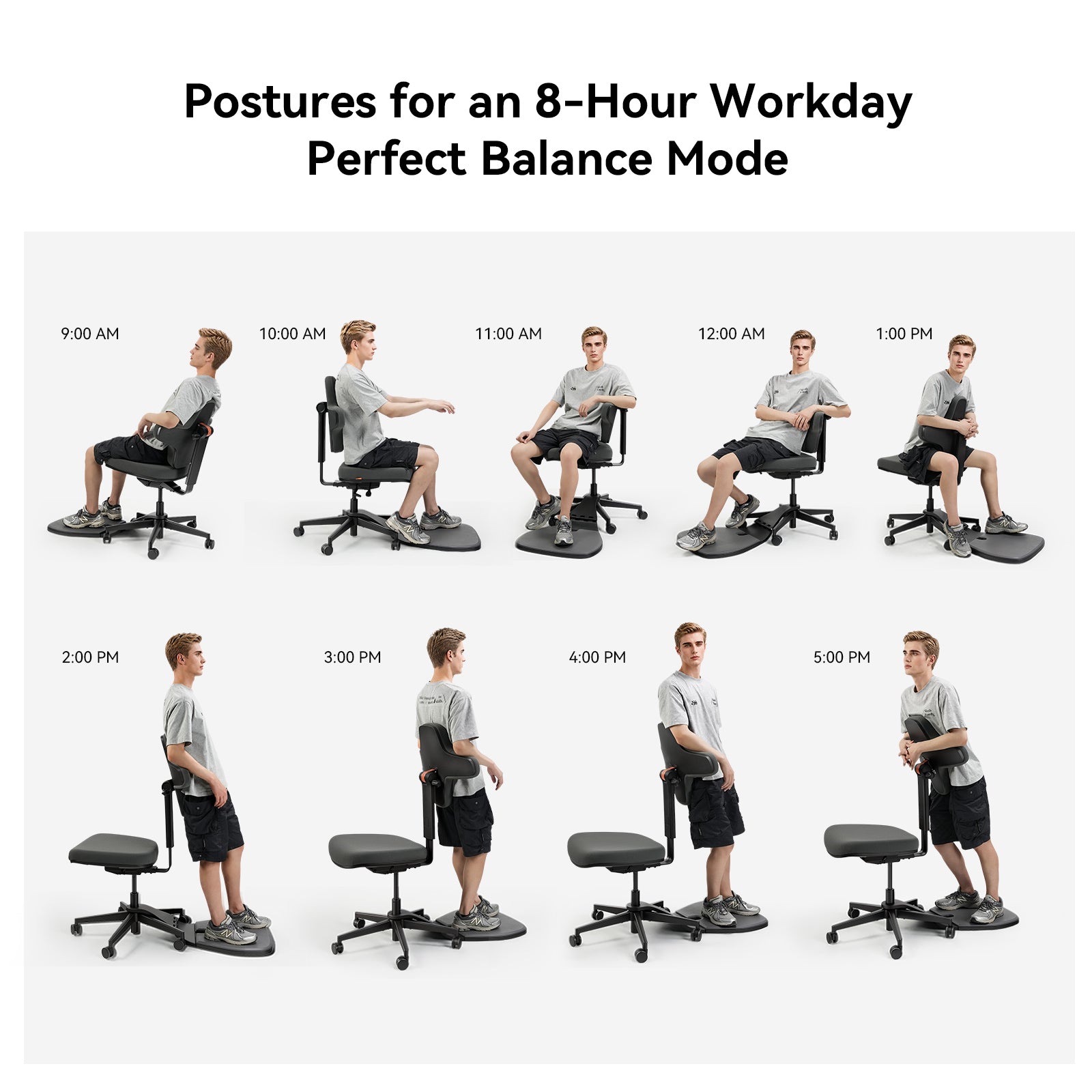 Standing-Mate — The First Ergonomic Standing Desk Chair