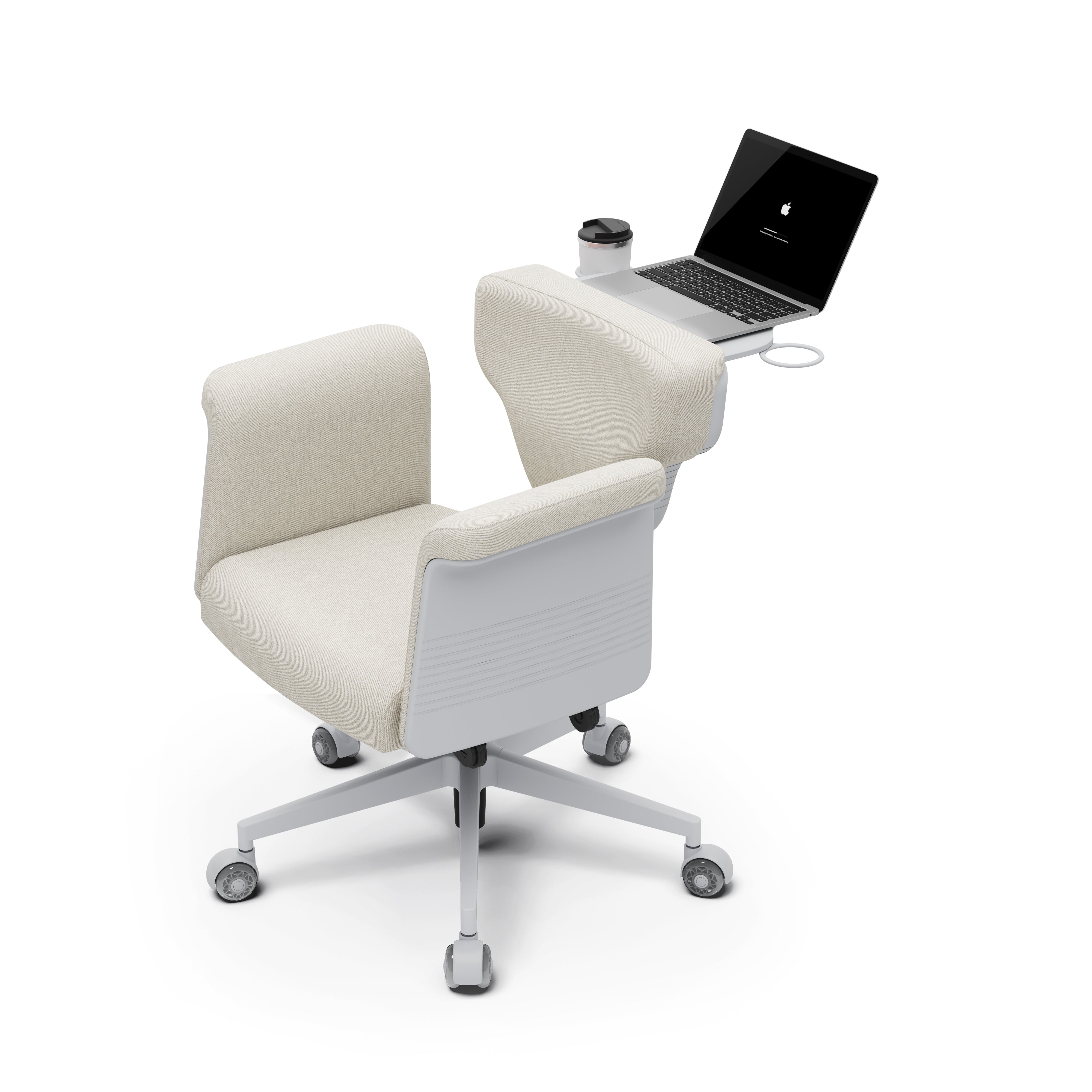 Newtral Freedom-X Multi-Posture Pro Chair with Armrest-Milk Apricot