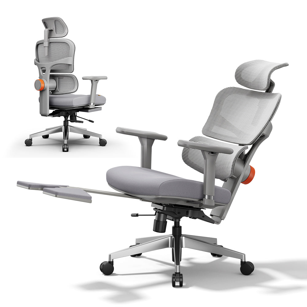 Newtral NT002 Ergonomic Home Office Chair with Auto-following Lumbar Support-Grey