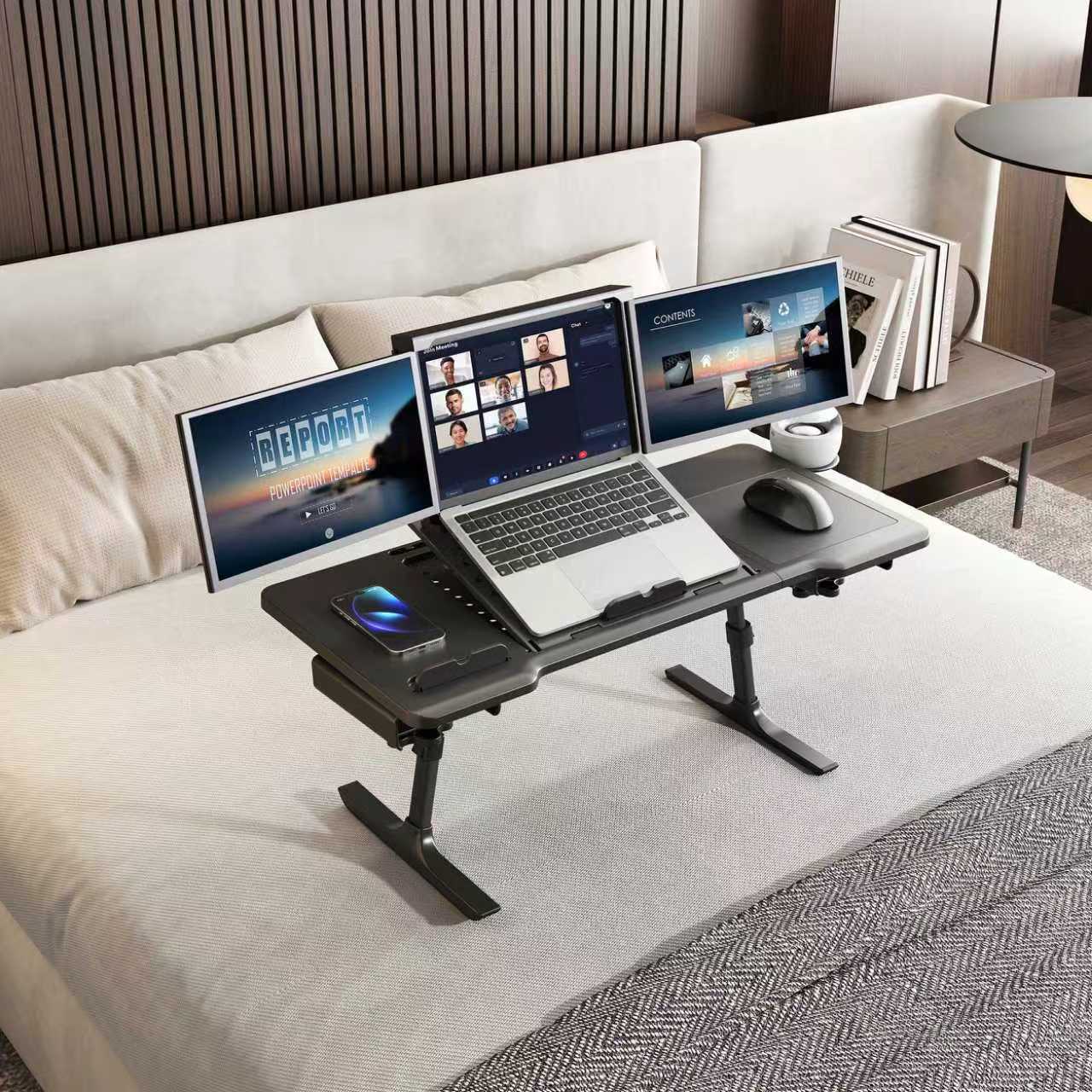 Newtral Pro Laptop Table (Laptop Table on Chair with Folding Legs)