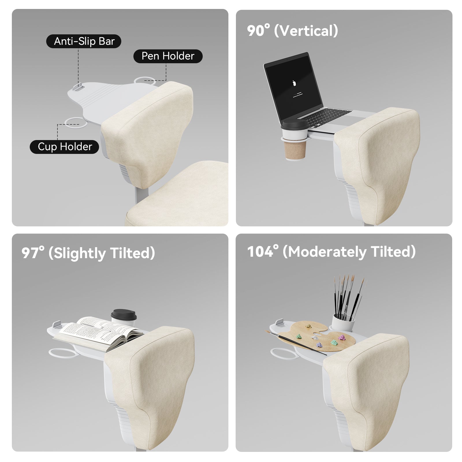 Newtral Freedom-X Pro Cross Legged Chair (Without Armrest) Apricot