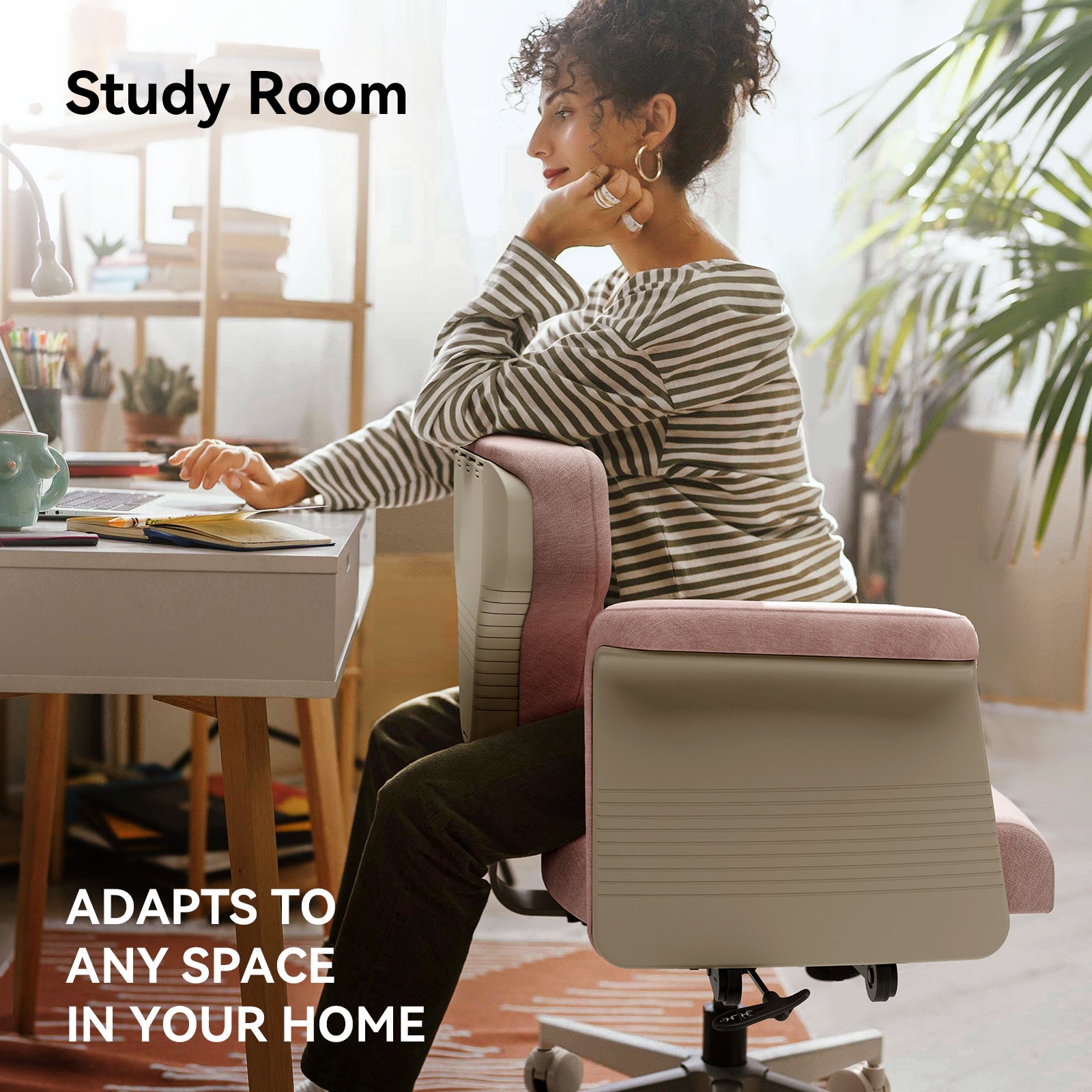 Newtral Freedom-X Multi-Posture Standard Chair with Armrest-Pink