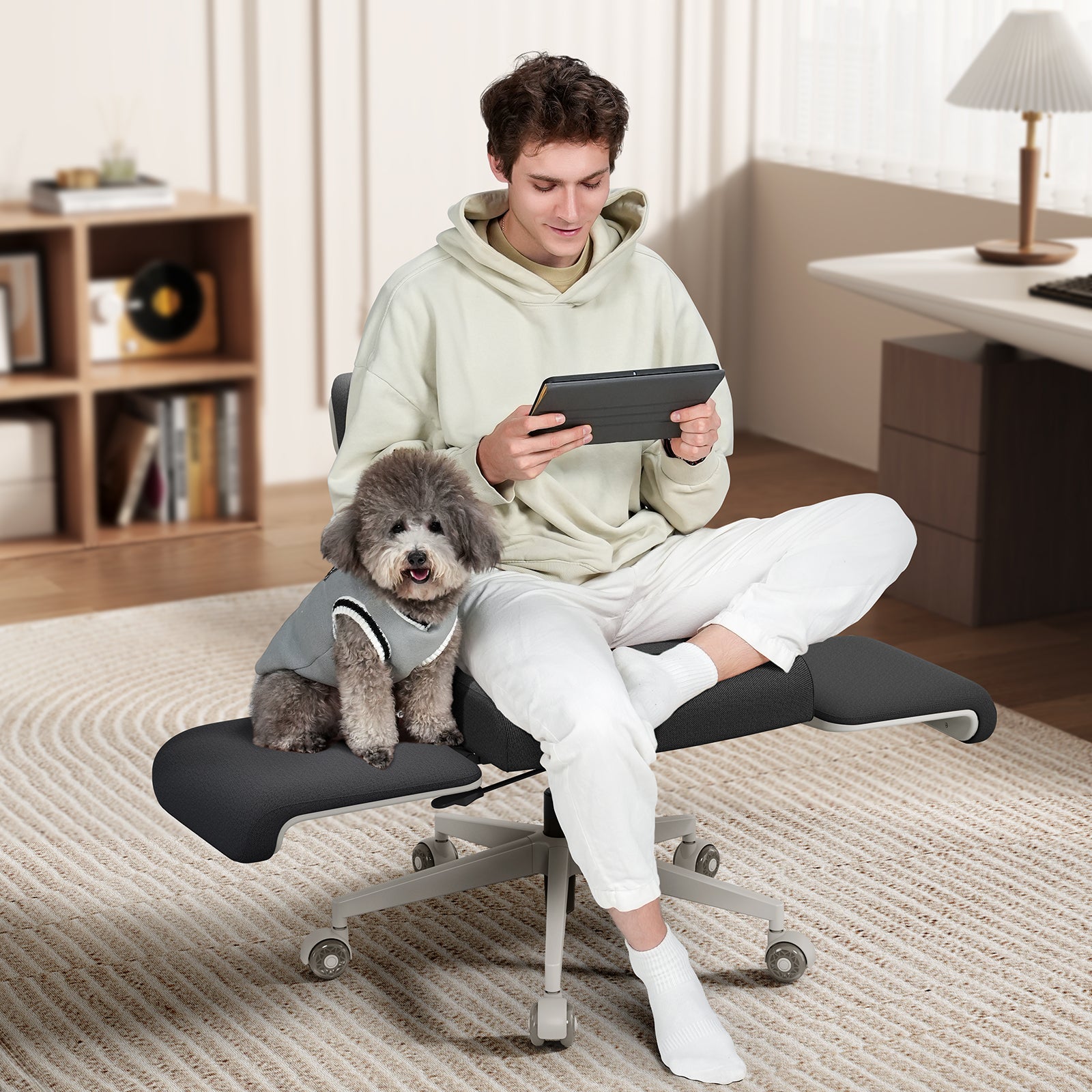 Newtral Freedom-X Multi-Posture Pro Chair with Armrest-Dark Grey