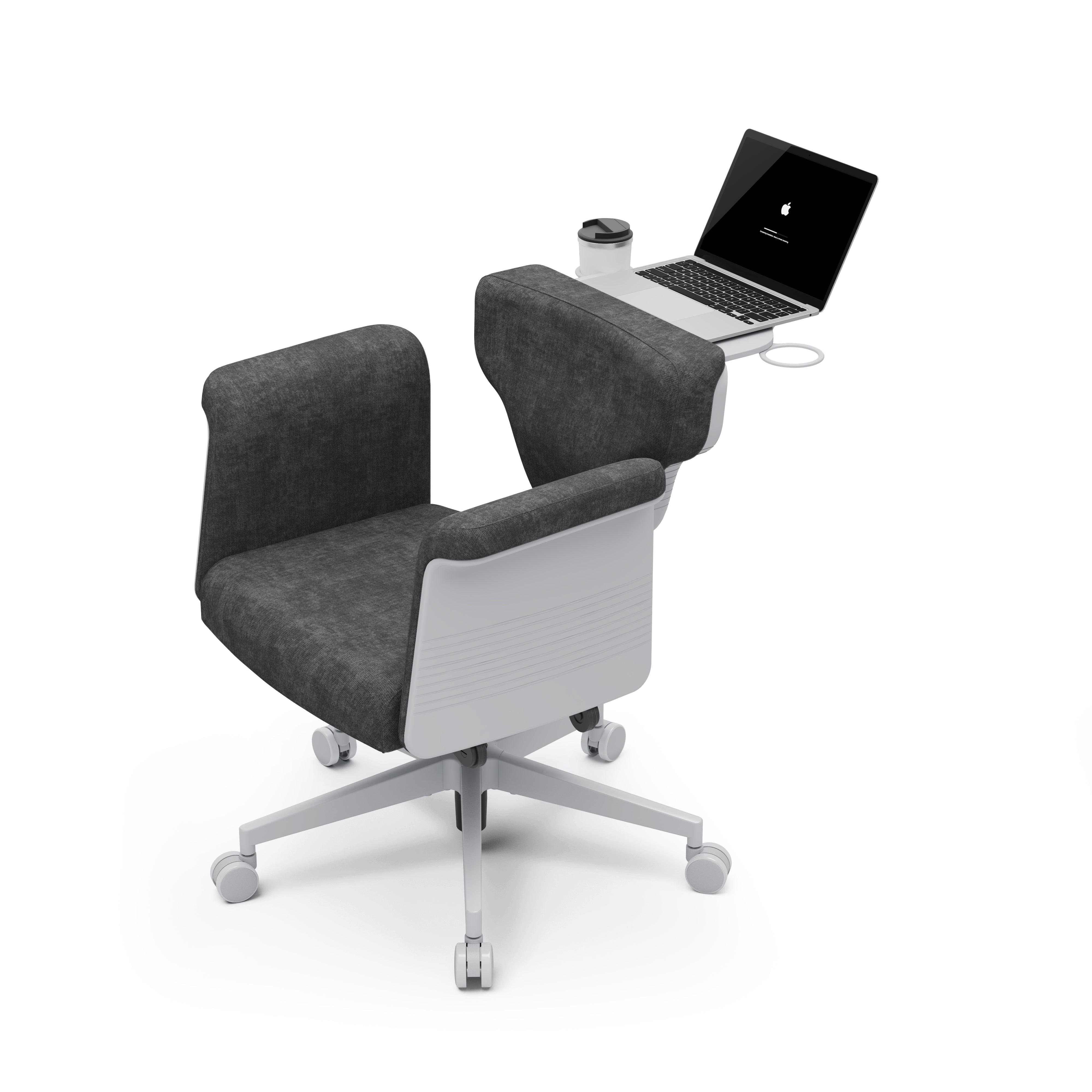Newtral Freedom-X Multi-Posture Standard Chair with Armrest-Dark Grey