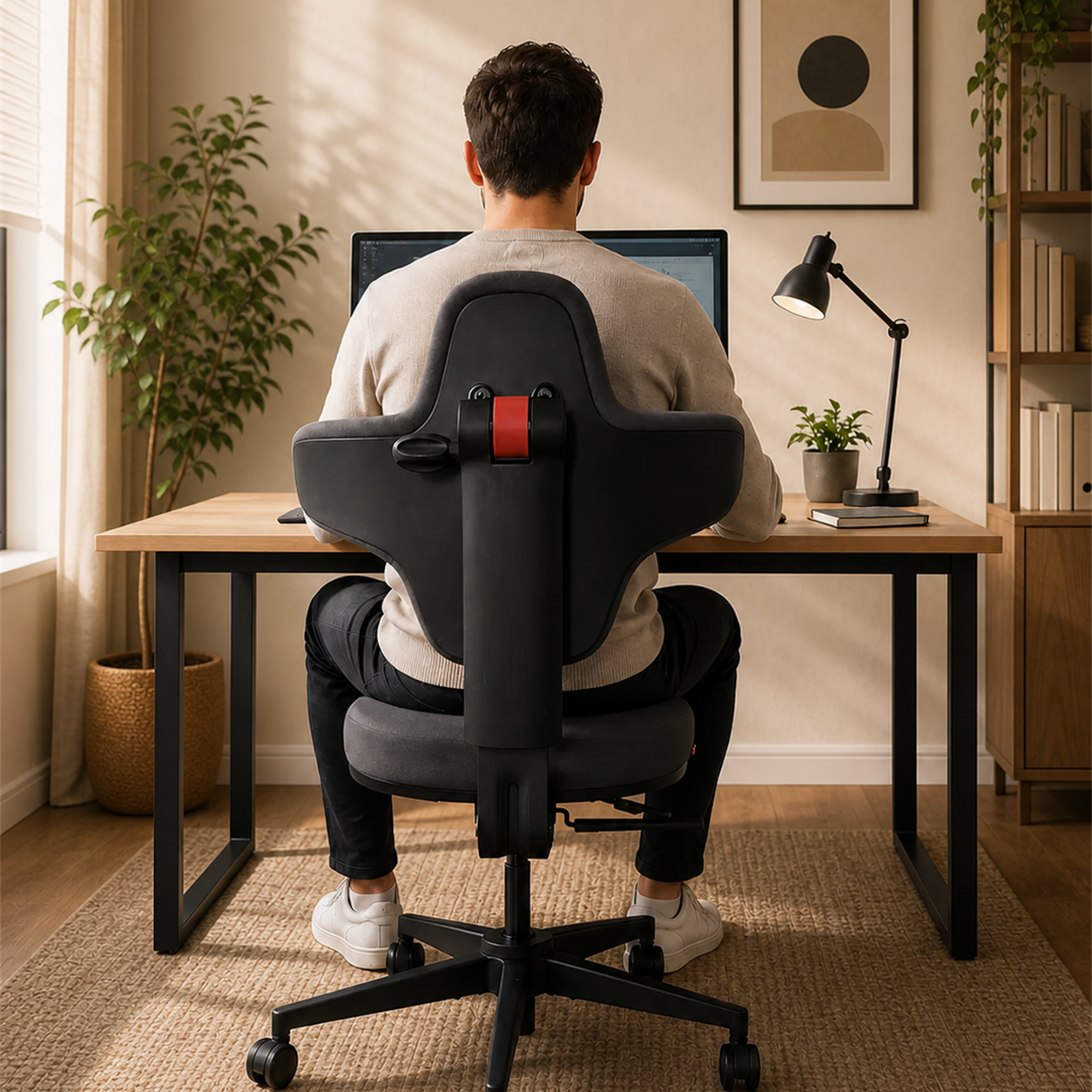 Standing-Mate — The First Leaning Ergonomic Chair Designed for Standing Desks