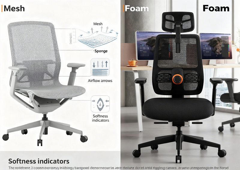 What are the Differences Between Mesh and Foam Office Chairs?