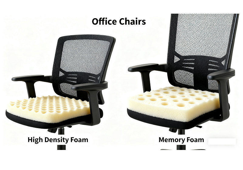 High Density Foam vs. Memory Foam Chairs: Which Is Better?