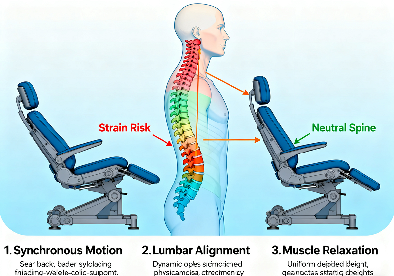 How Does Synchronous Recline Chair Affect Spine?