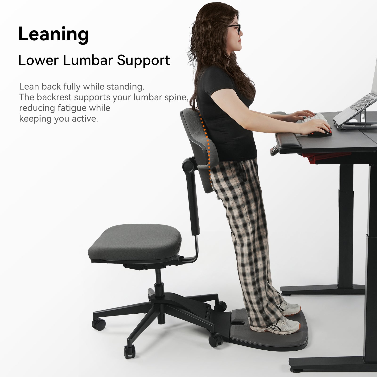 Newtral MT-M-DG Standing-Mate Ergonomic Standing Desk Chair  Shipping starts around March 8, 2026 in USA