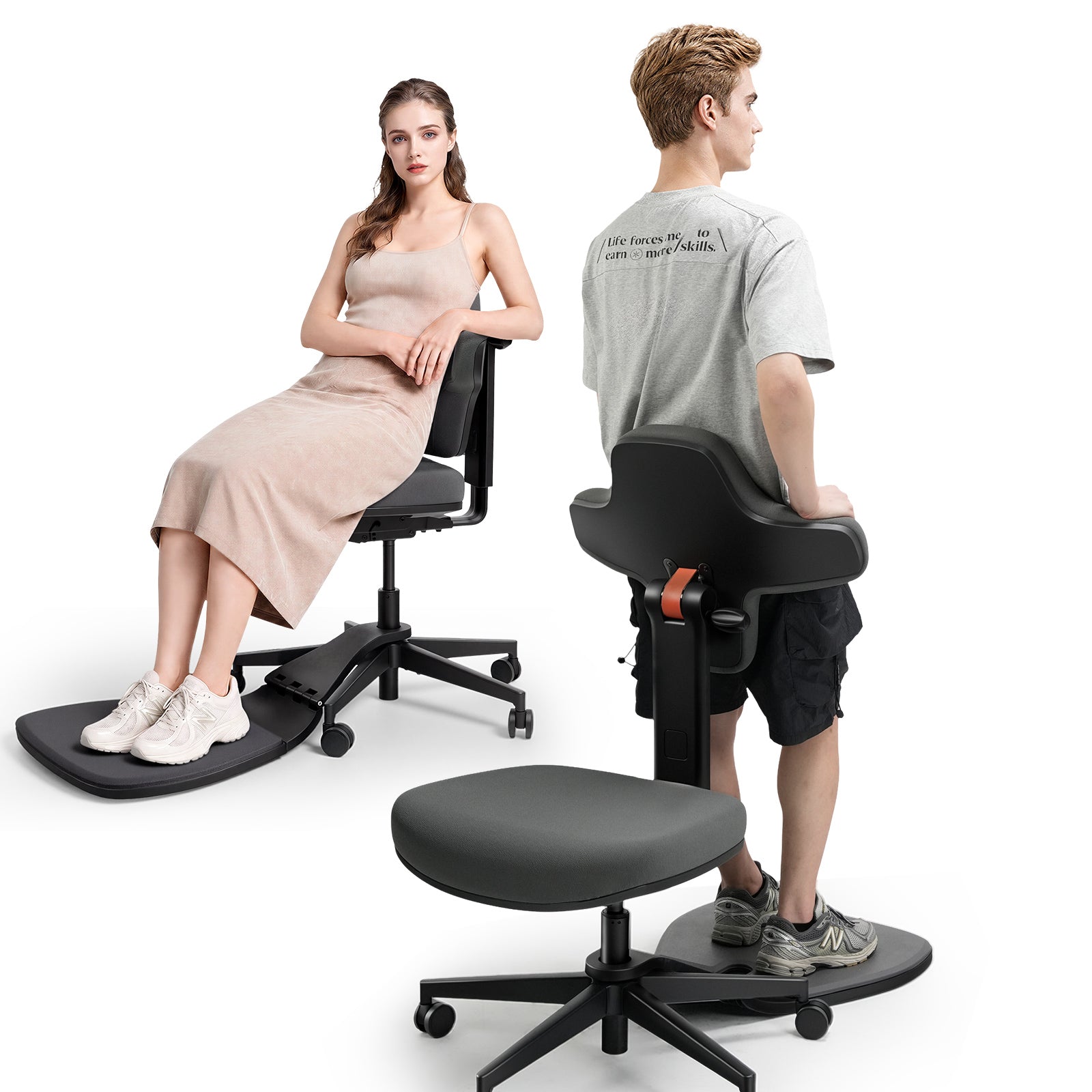 Standing-Mate — The First Ergonomic Standing Desk Chair