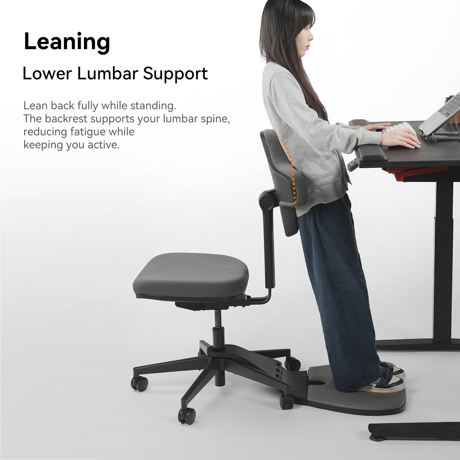 Newtral Standing-Mate Ergonomic Standing Desk Chair  Shipping starts around March 8, 2026