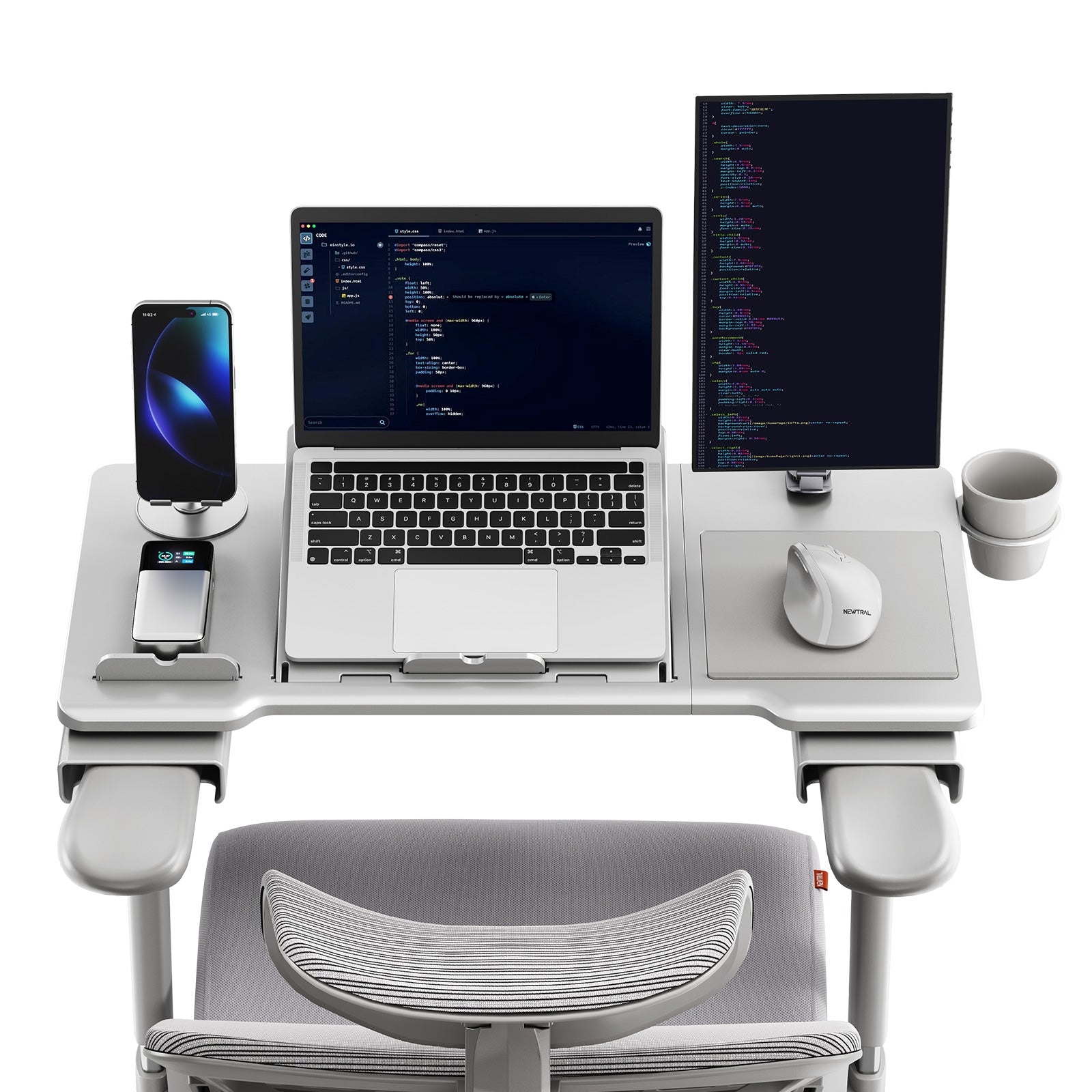 Newtral Standard Lap Laptop Table on Chair