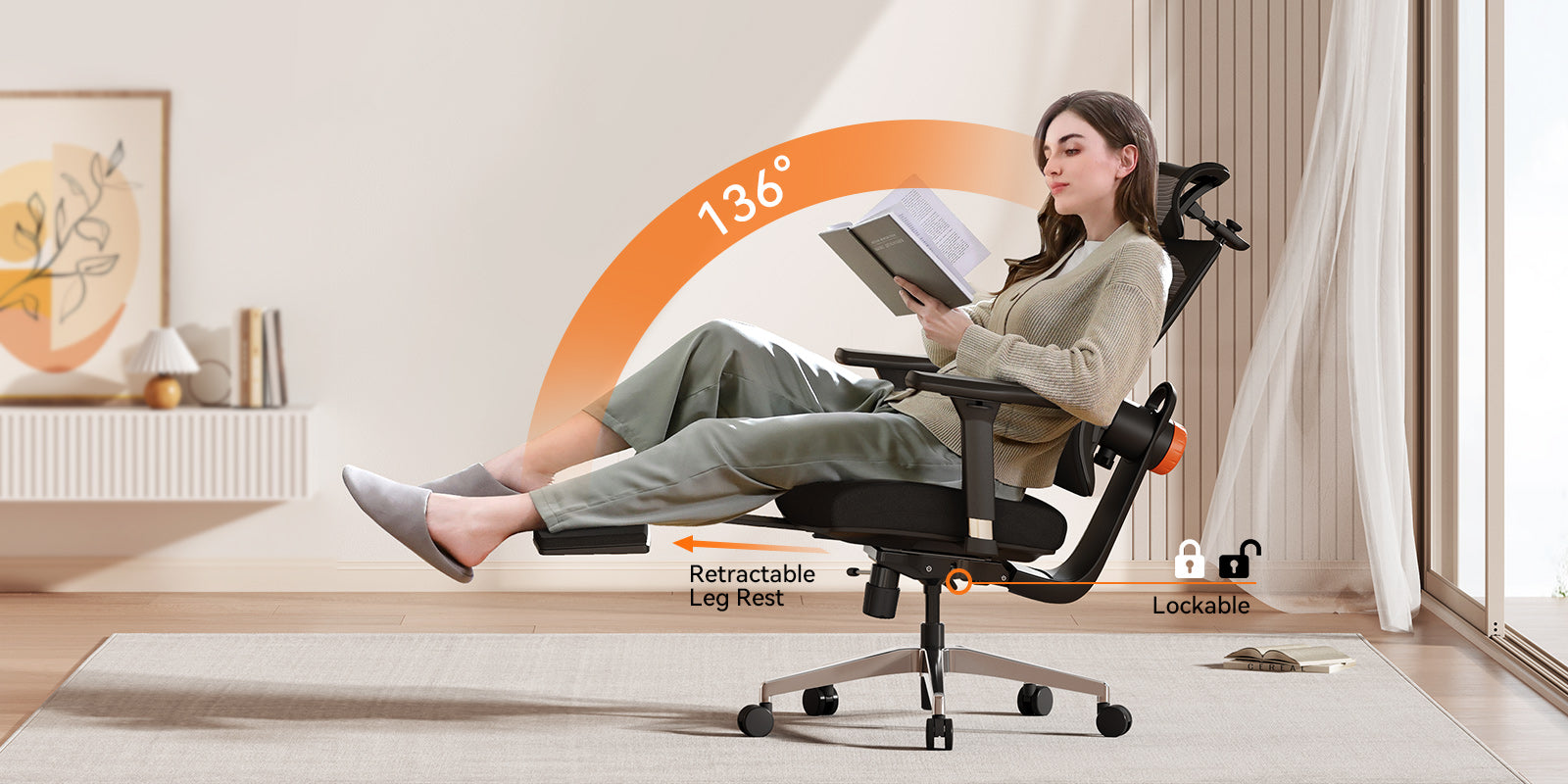 NEWTRAL MagicH ブラック Newtral | Ergonomic Office Chair with Neck and Back Support
