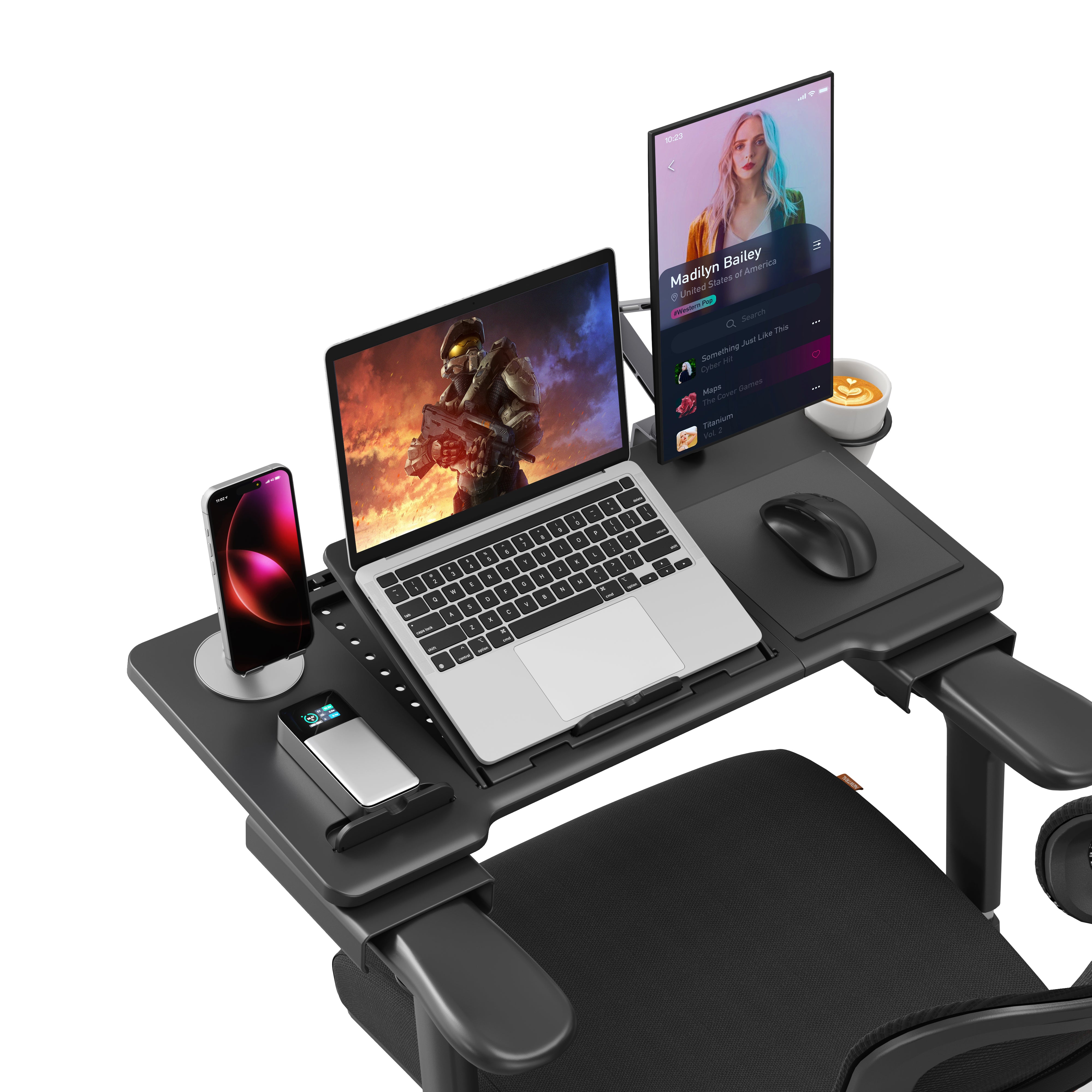 Newtral Pro Laptop Table (Laptop Table on Chair with Folding Legs)