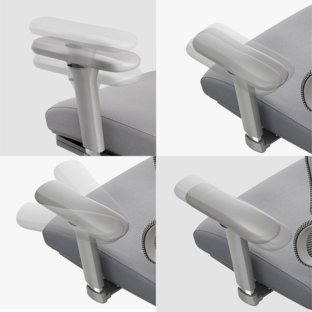 Newtral NT002 Ergonomic Home Office Chair with Auto-following Lumbar Support-Grey