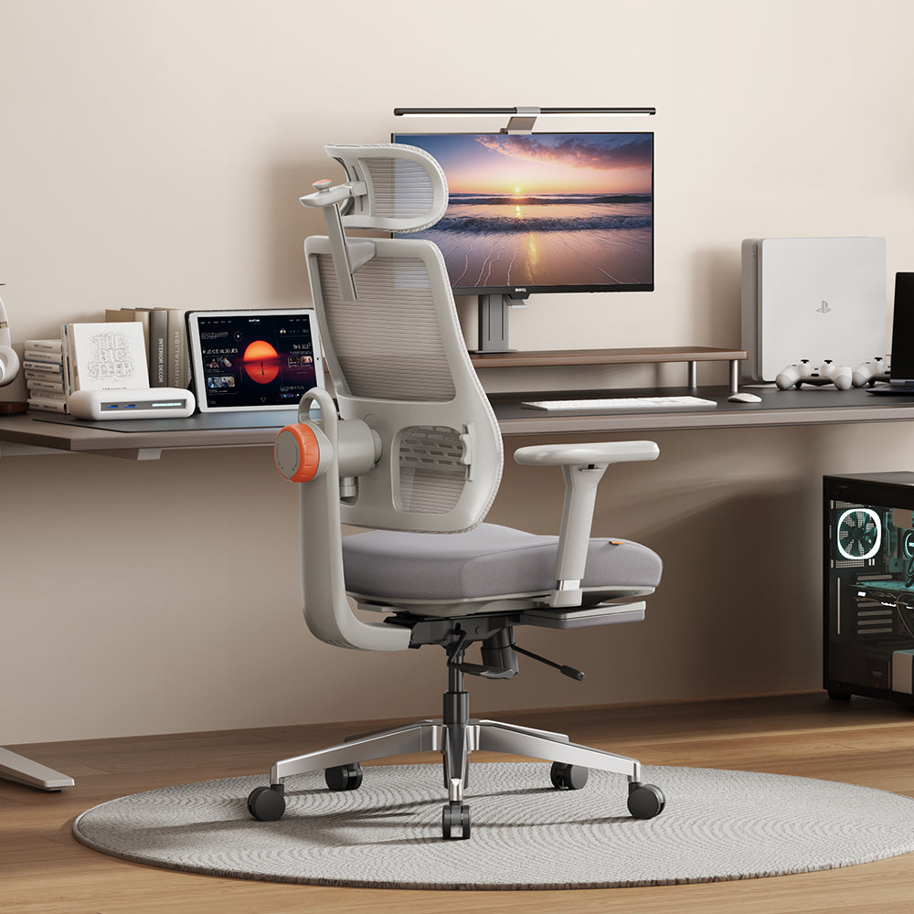 Newtral Magic H-GPRO Ergonomic Office Chair with Auto-following Lumbar Support-Grey