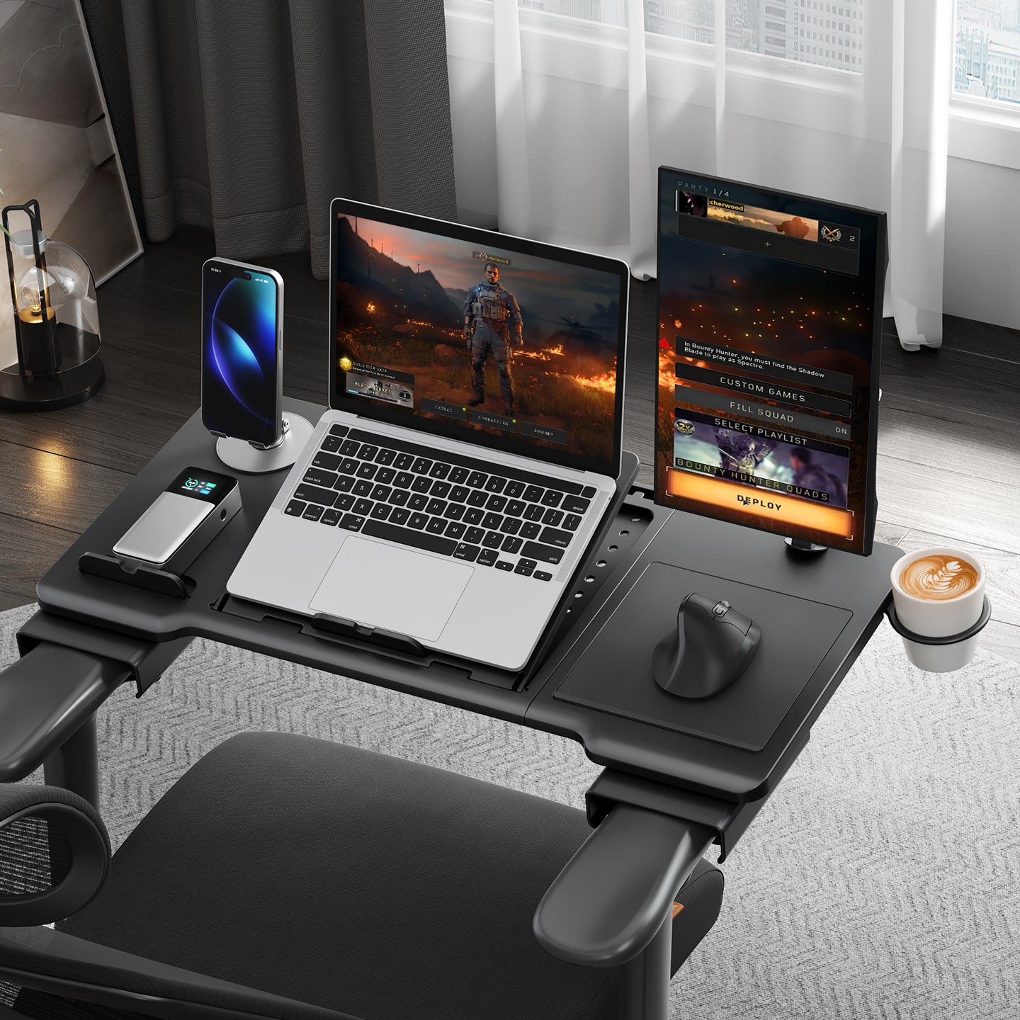Newtral Pro Laptop Table (Laptop Table on Chair with Folding Legs)