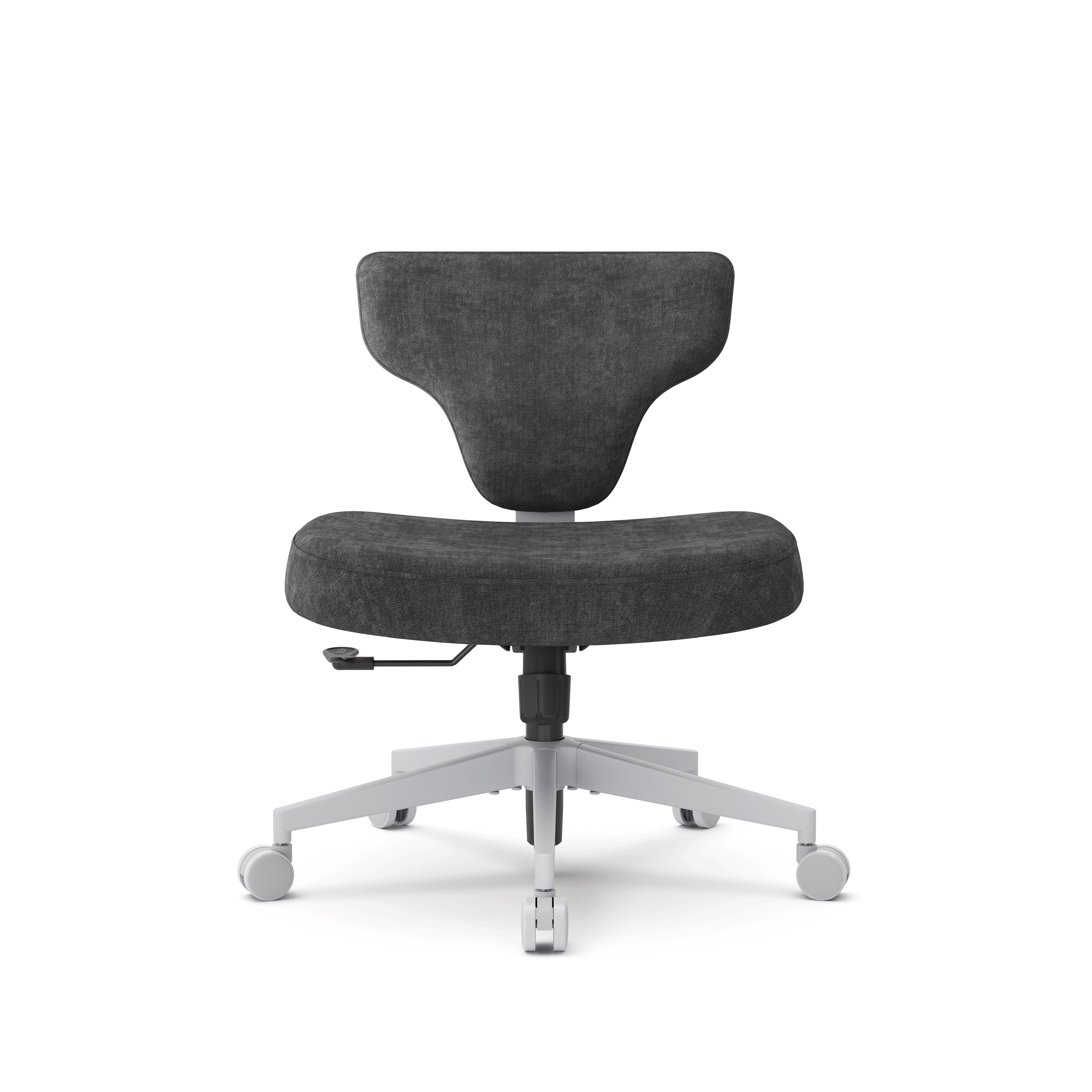 Chaise Newtral Freedom-X Pro à jambes croisées (sans accoudoirs) Gris foncé