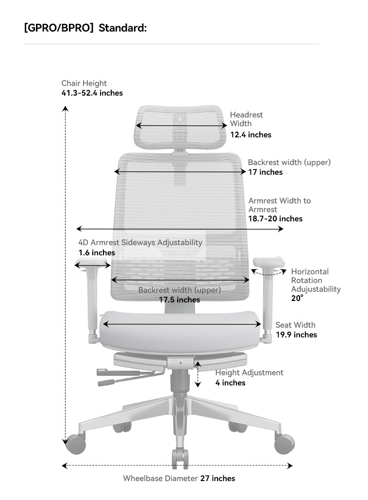 Ergonomic Office Chair with Neck and Back Support Newtral Official