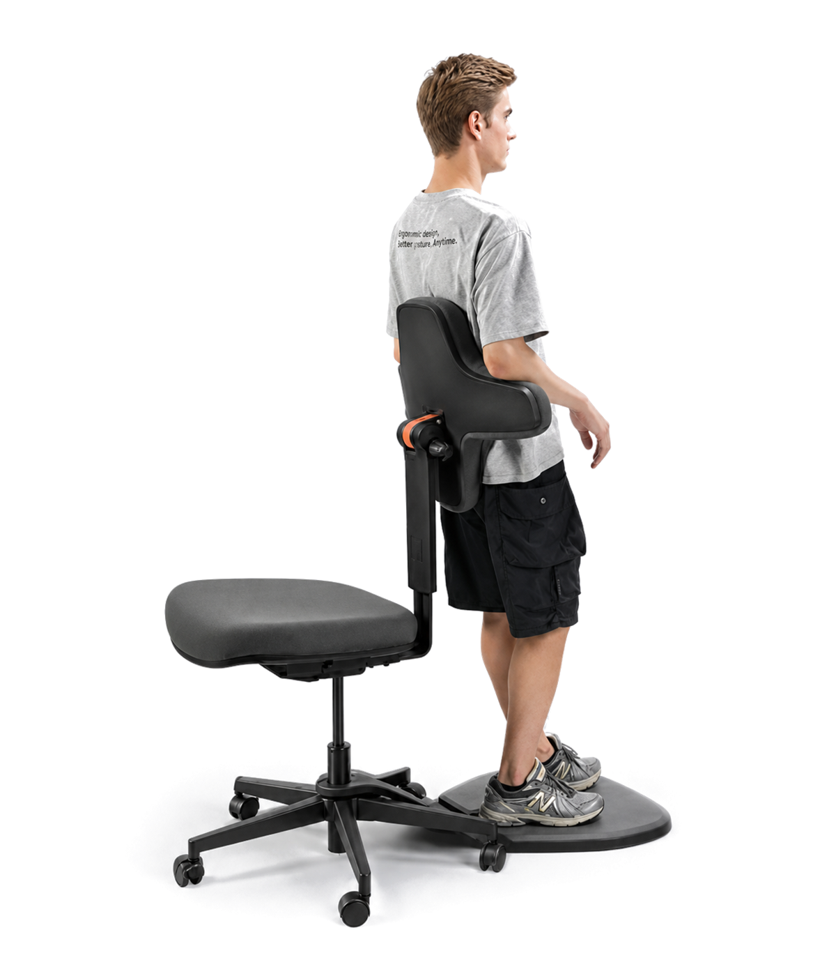 Standing and leaning posture