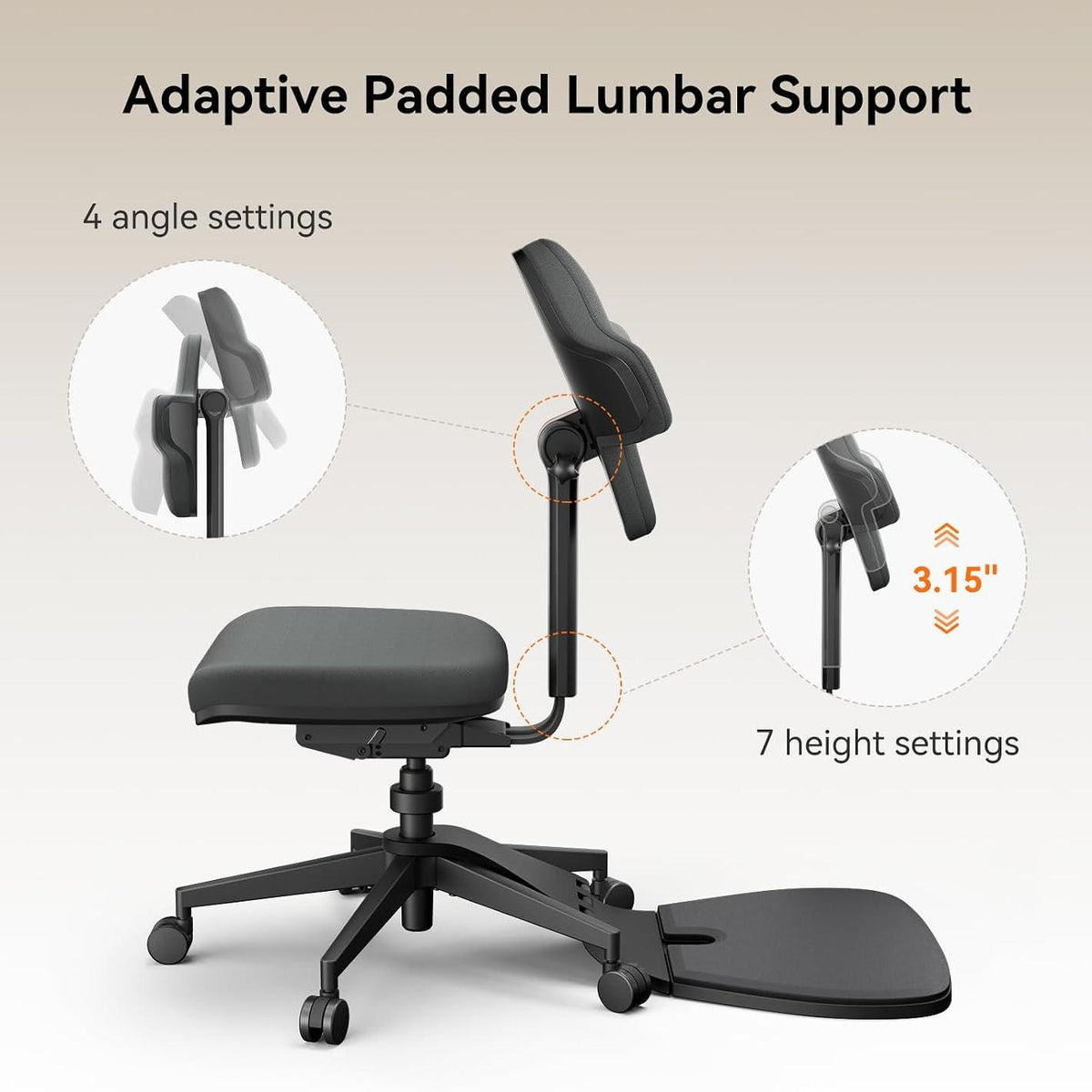 Standing-Mate Chair: The First Leaning Ergonomic Chair Designed for Standing Desks