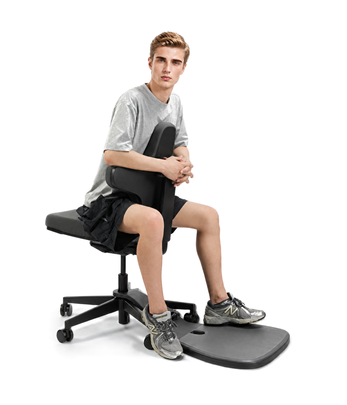 Straddle sitting posture